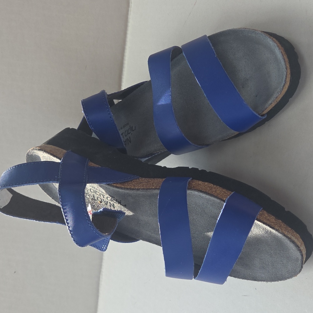 Naot Kayla Sandals Royal Blue nubuck, 8.5